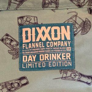 Dixxon Flannel Company *DAY DRINKER* Short Sleeve 3X *BIG and TALL*